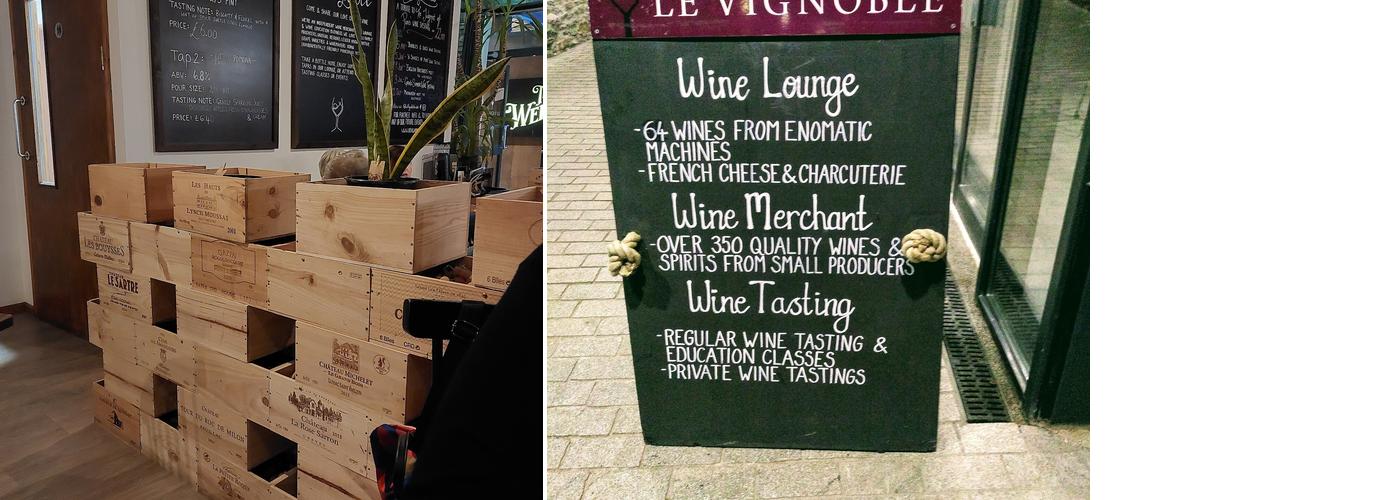 Le Vignoble Menu