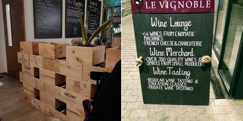Le Vignoble Menu