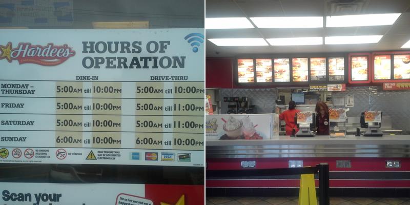 Hardee’s Menu
