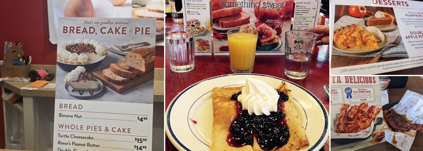 Bob Evans Menu