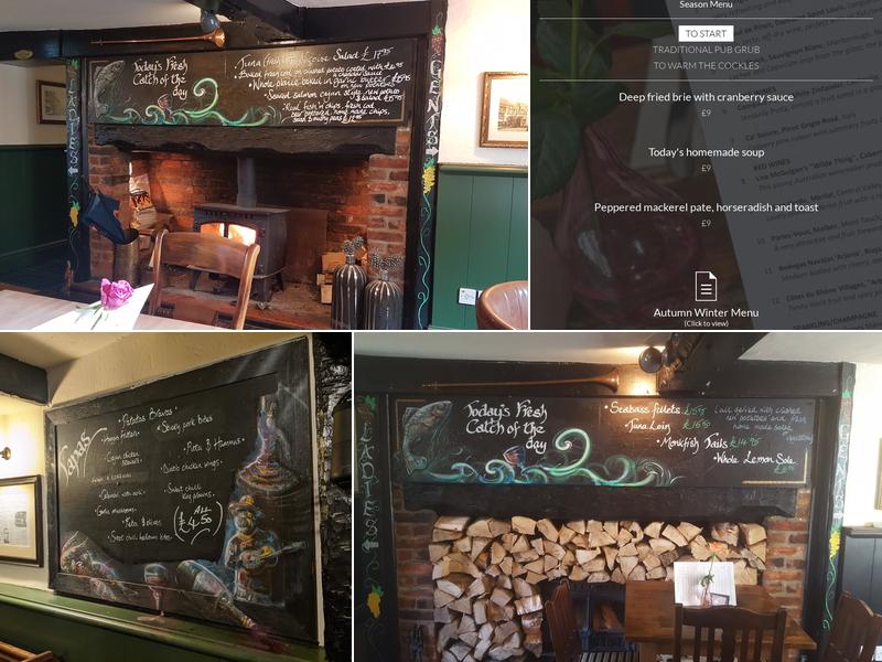 Yew Tree Inn Odstock Menu