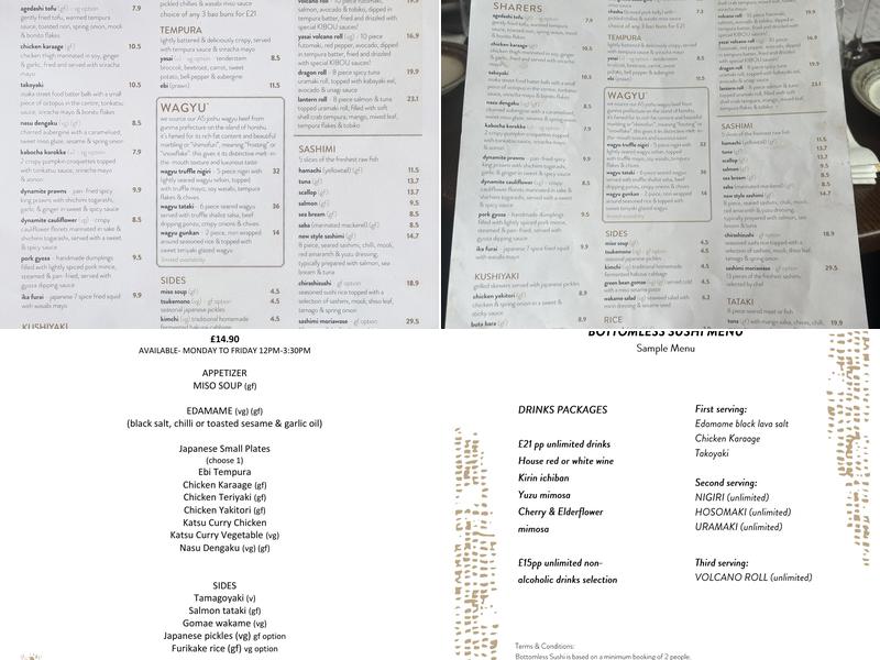 KIBOU Japanese Kitchen & Bar Menu