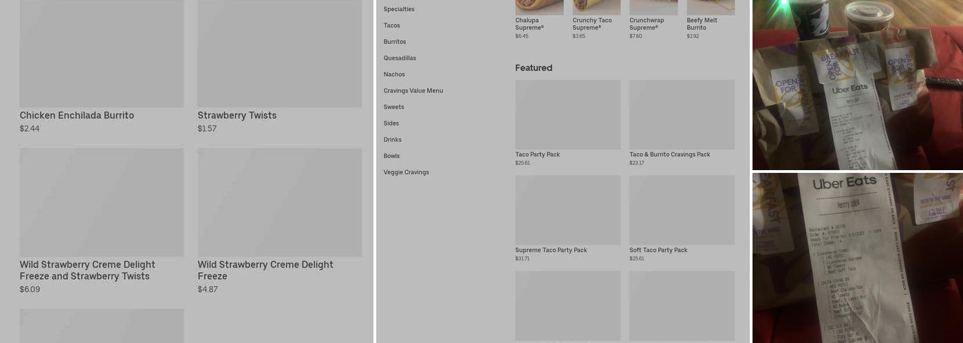 Taco Bell Menu
