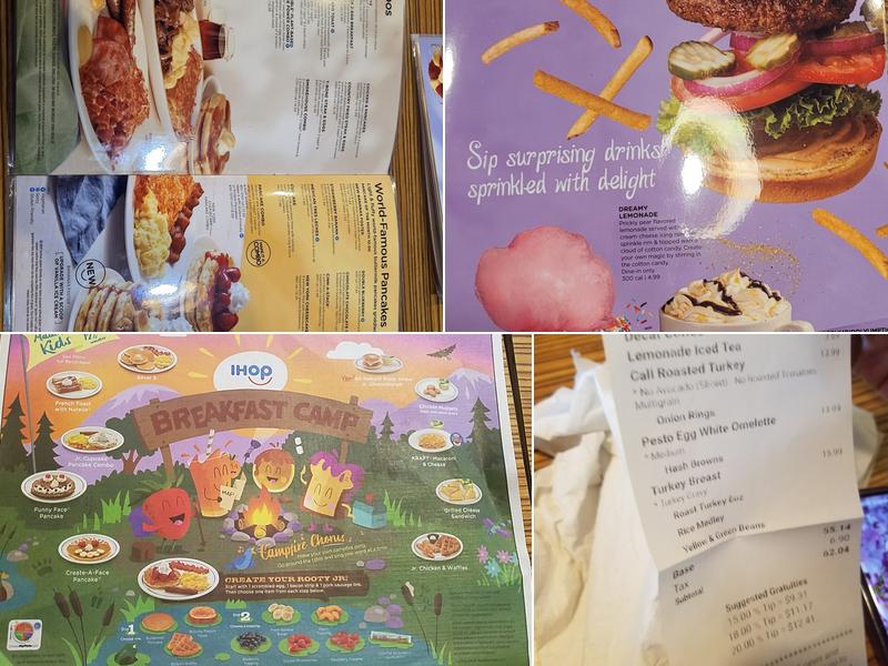 IHOP Menu