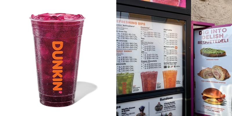 Dunkin' Menu