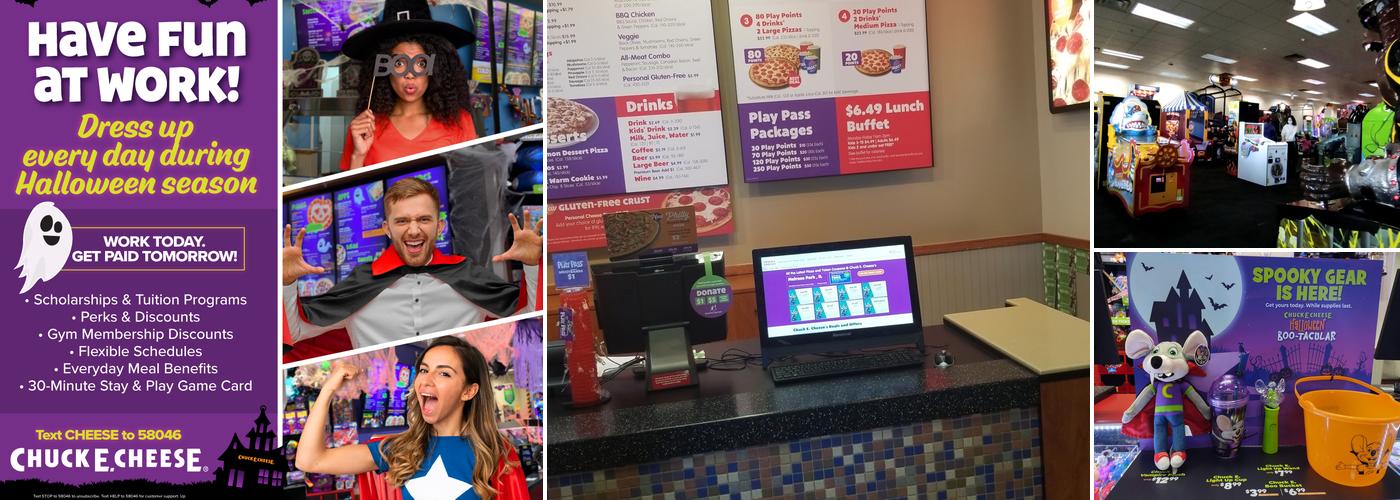 Chuck E. Cheese Menu