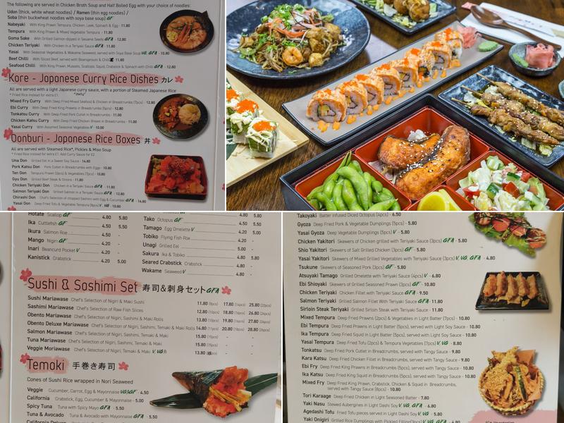 Obento Menu