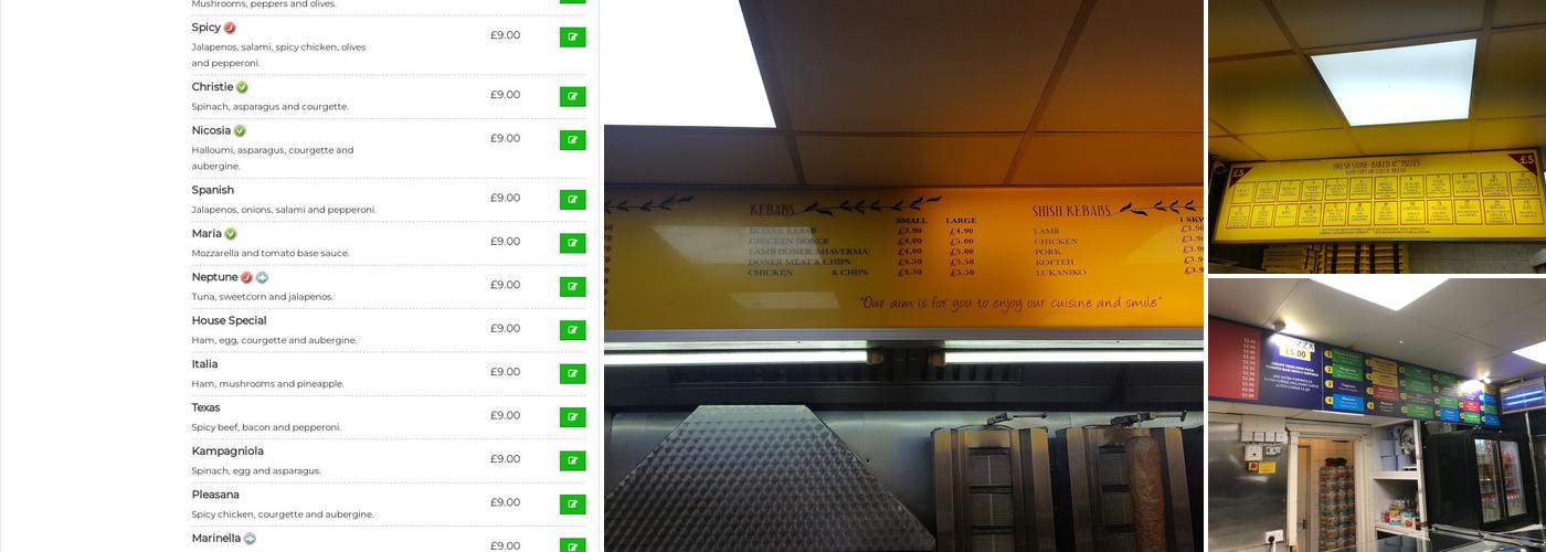 Grecian Kebab House Menu