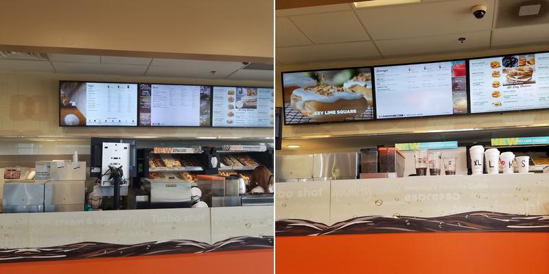 Dunkin' Menu