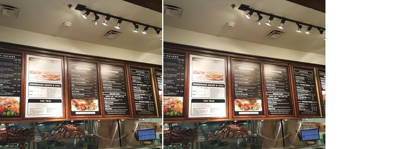 Corner Bakery Menu