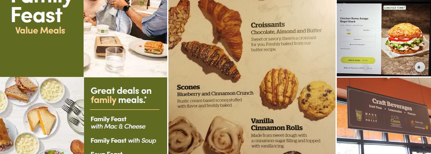 Panera Bread Menu