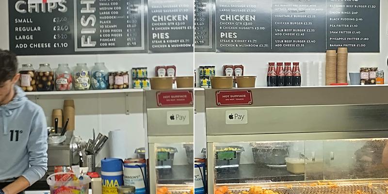 Brixton Fish & Chip Shop Menu