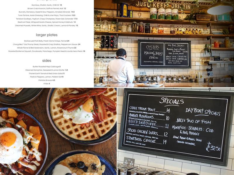 Kebbells Seafood Bar • Restaurant Menu