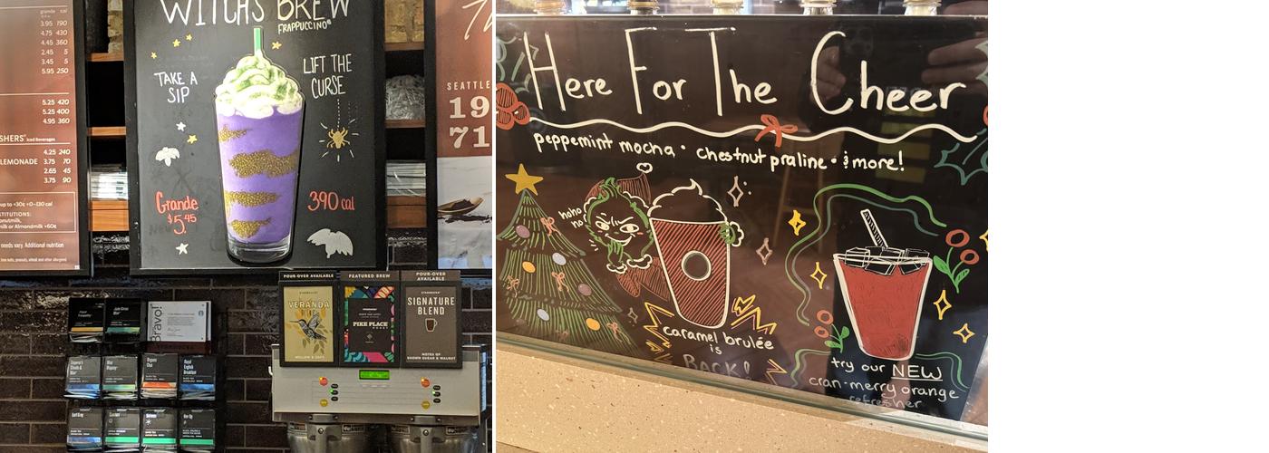 Starbucks Menu
