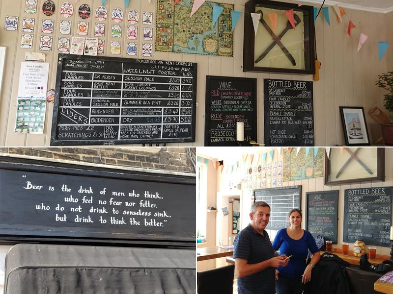 The Four Candles Alehouse Menu