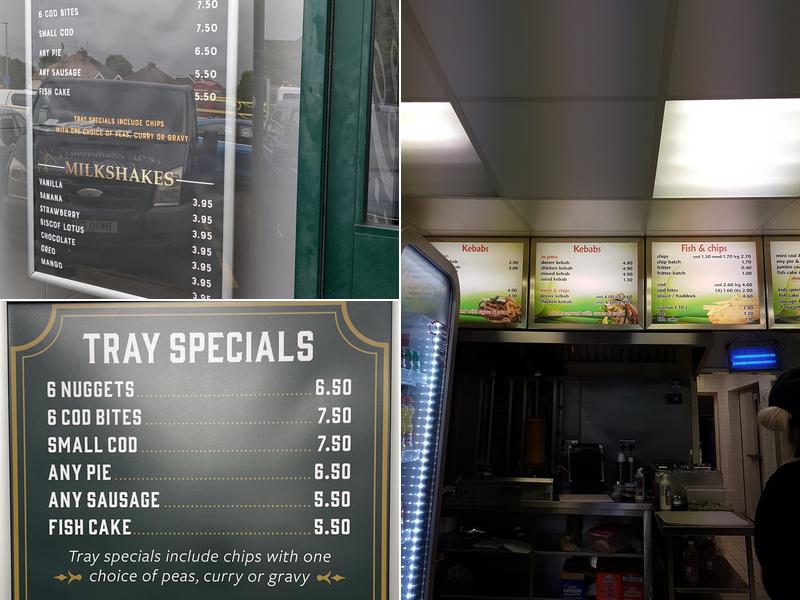 Lets Fry Brockworth Menu