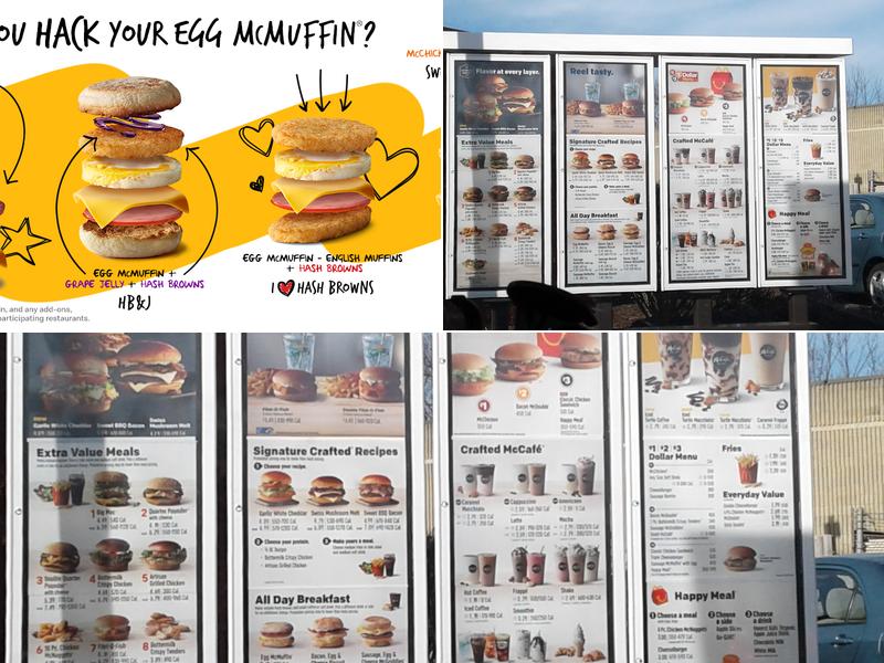 McDonald's Menu