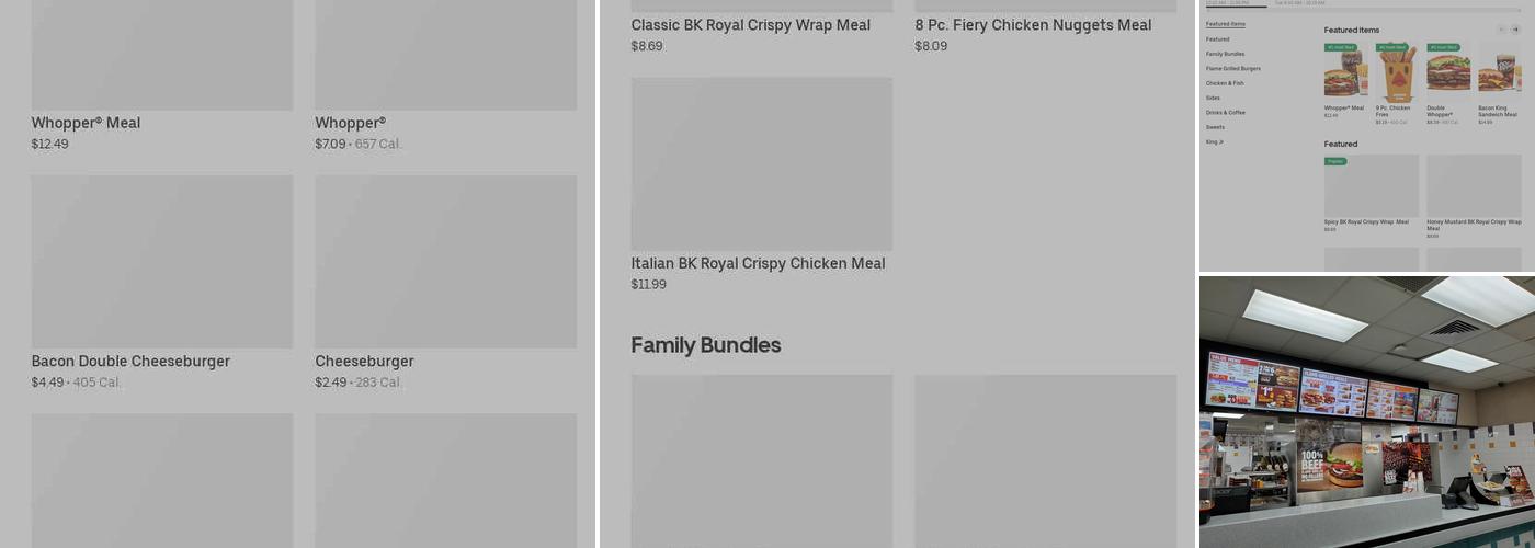 Burger King Menu