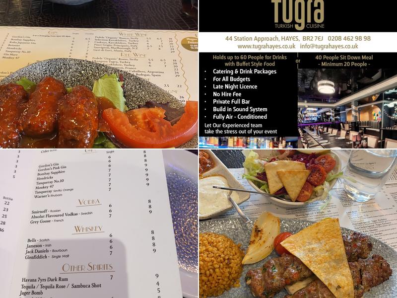 Tugra Restaurant Menu