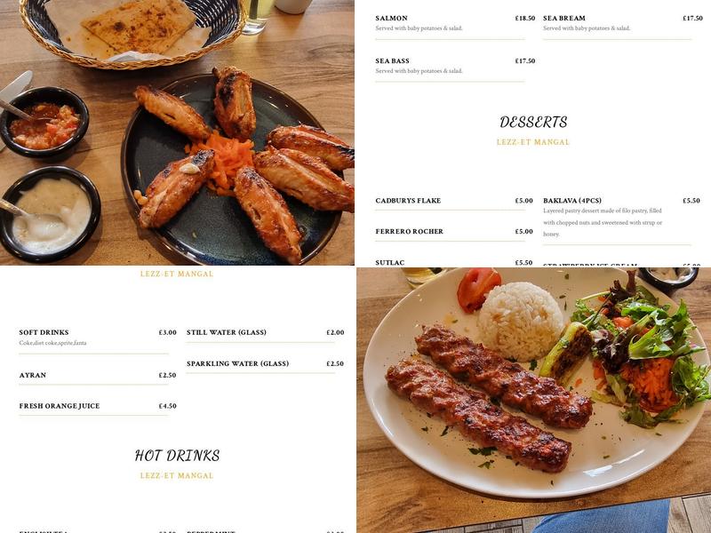 Lezz-et Mangal Menu