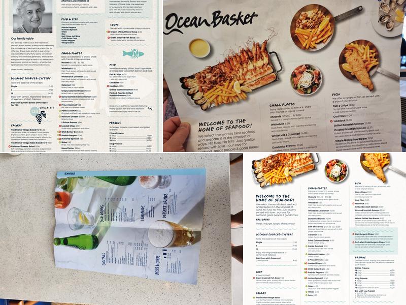 Ocean Basket Bromley Menu
