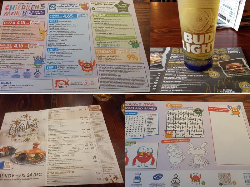 The Greyhound - JD Wetherspoon Menu