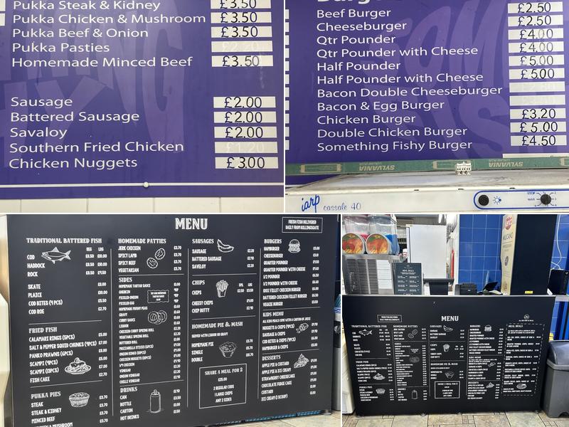 Something Fishy Menu