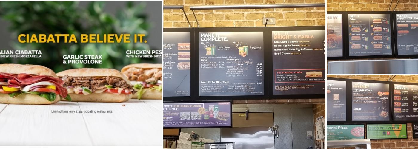 Subway Menu