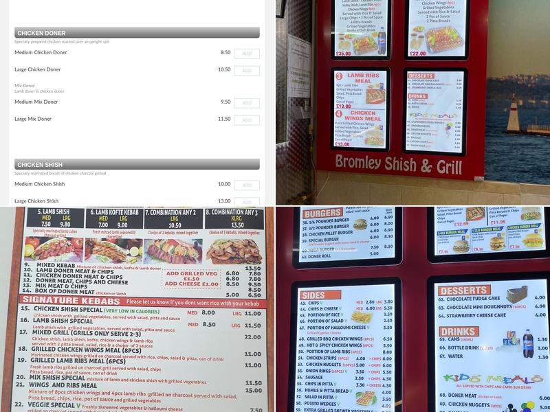 HOMESDALE GRILL Menu