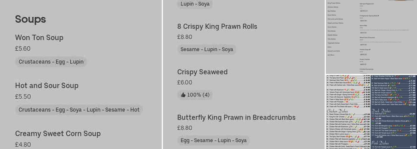 Long House Bromley Ltd Menu