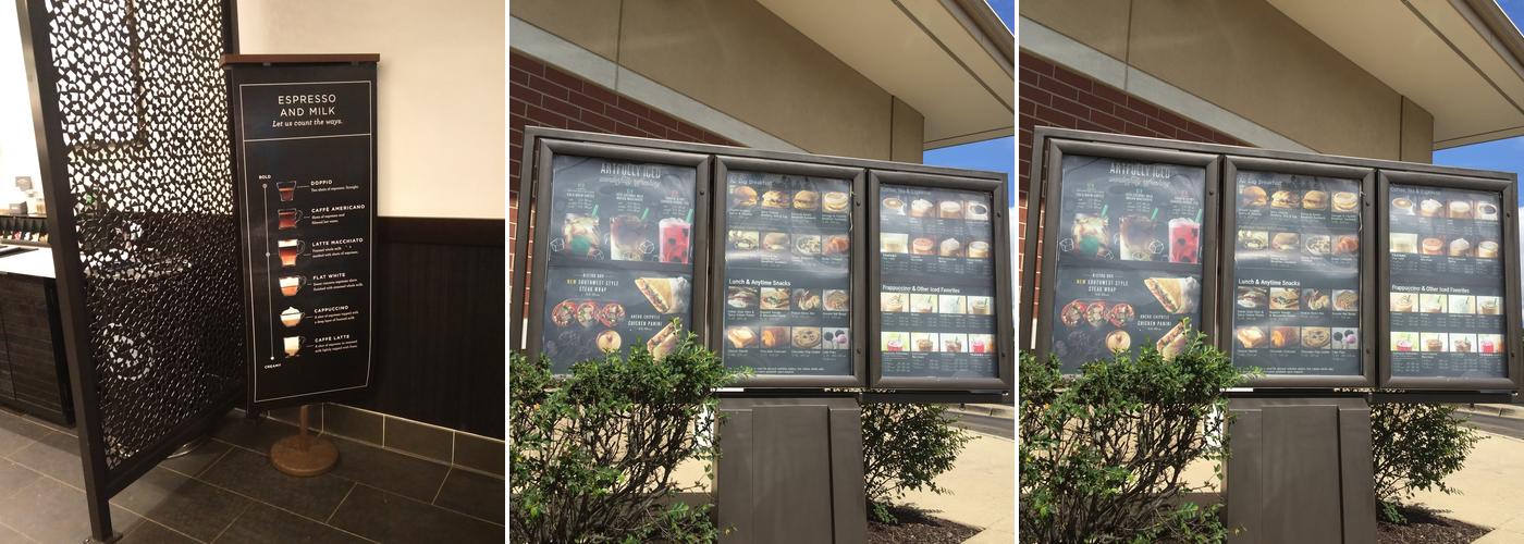 Starbucks Coffee Company Menu