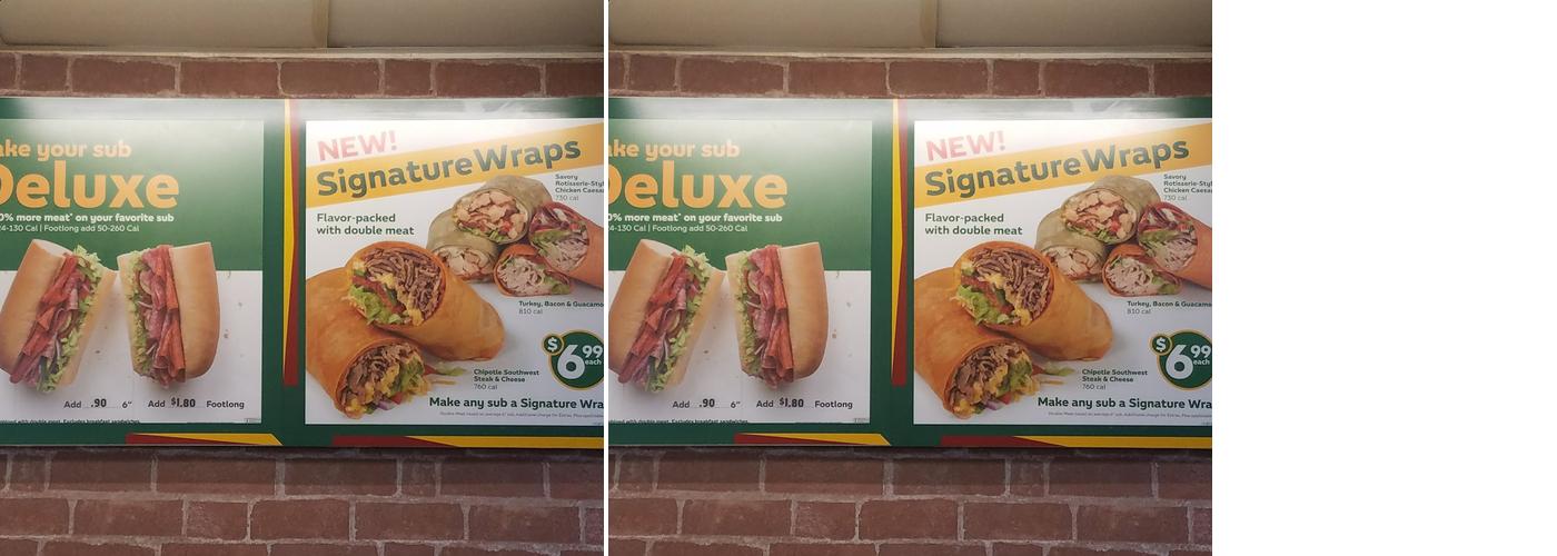 Subway Menu
