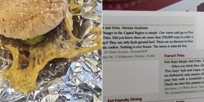 Five Guys Menu