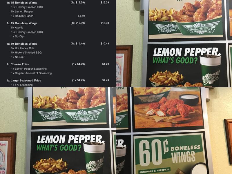 Wingstop Menu