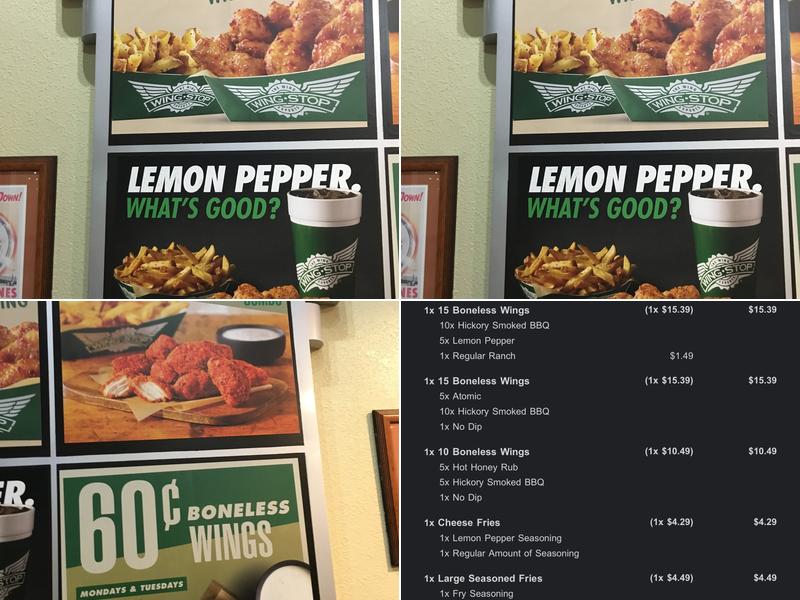 Wingstop Menu