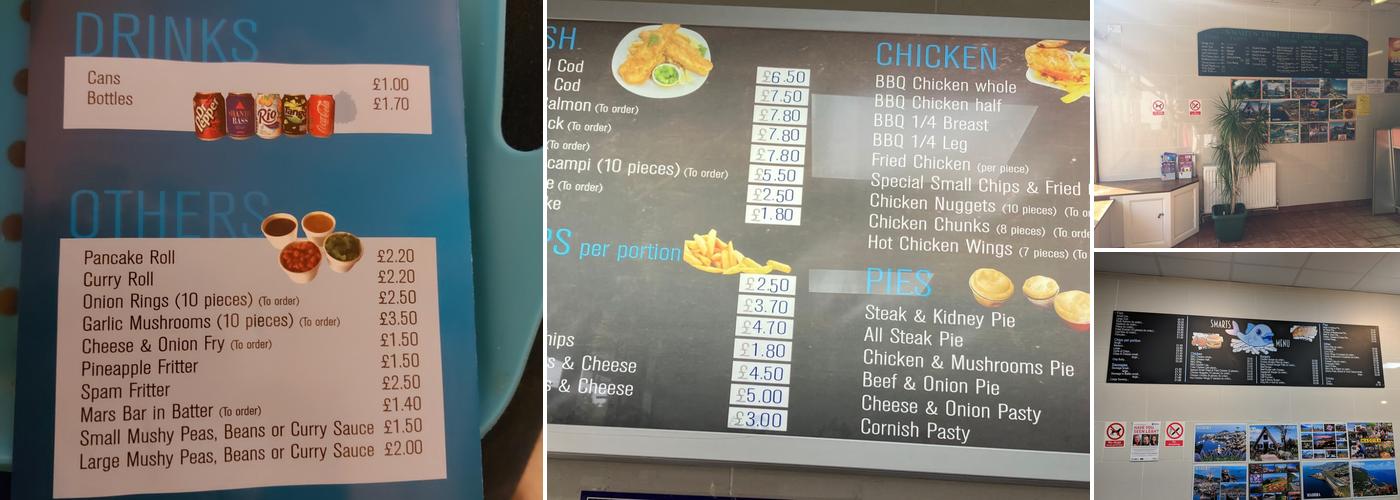 Smarts Take Away Menu