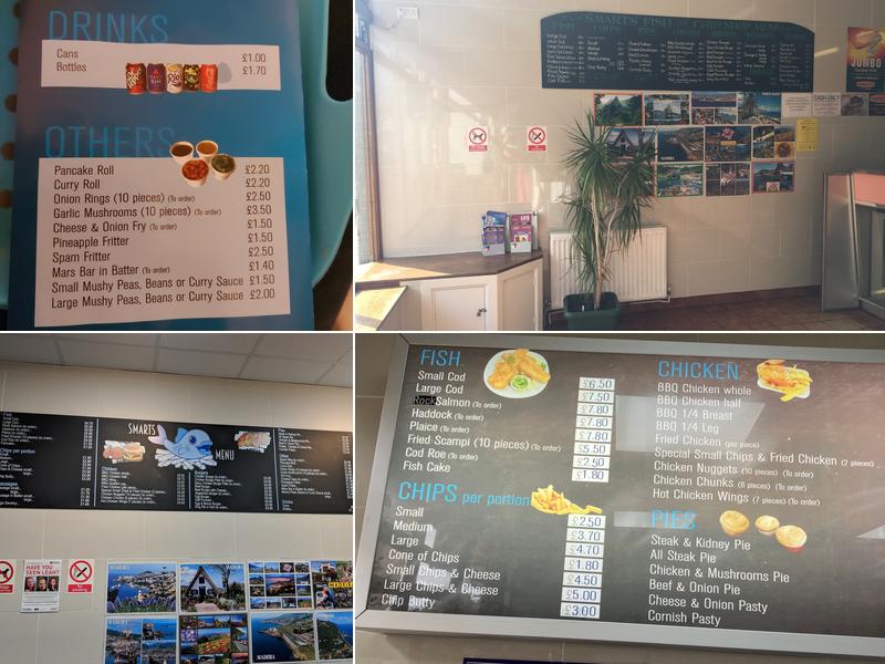 Smarts Take Away Menu