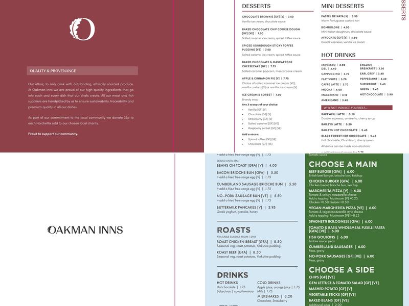 The Grand Junction Menu