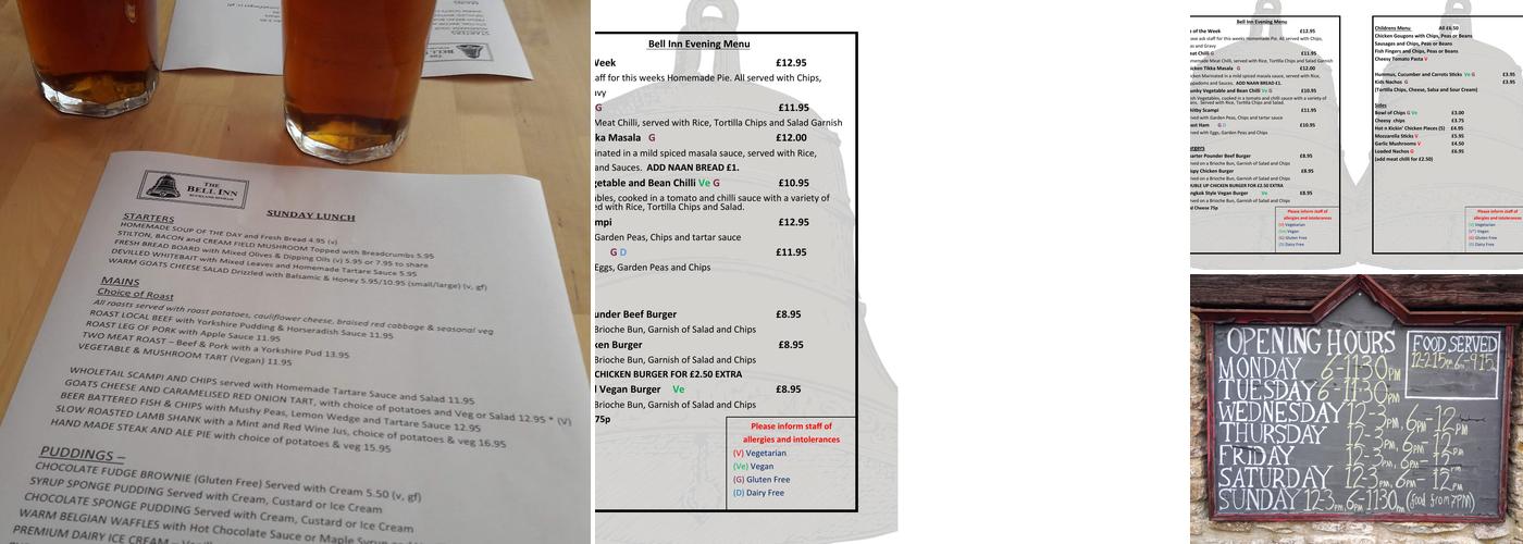 The Bell Inn Menu