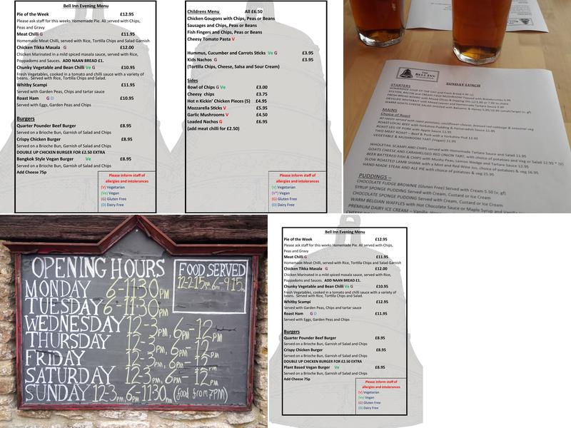 The Bell Inn Menu
