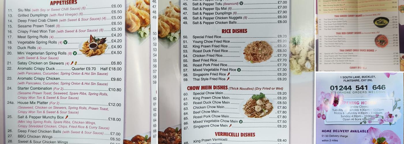 Wok Asia Menu