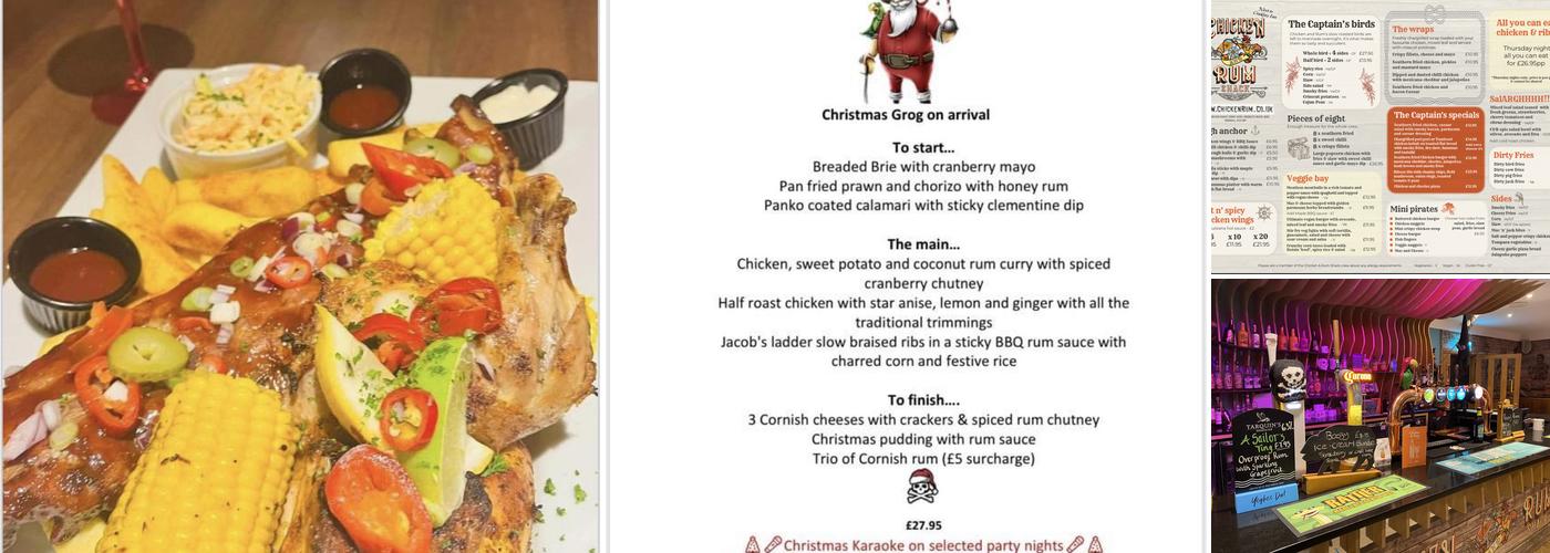 Chicken and Rum Shack Menu