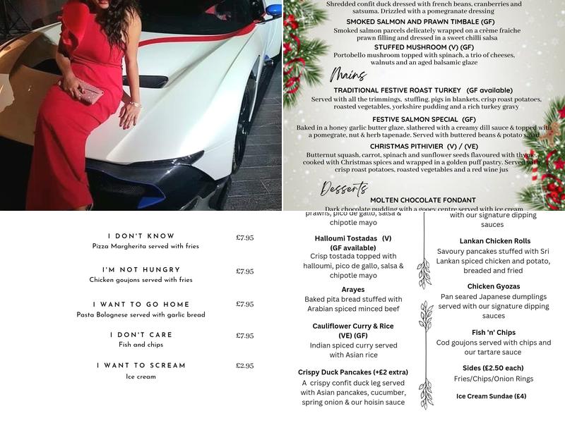 Cosy Corner Bistro Menu