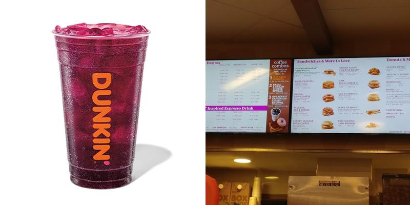 Dunkin' Menu