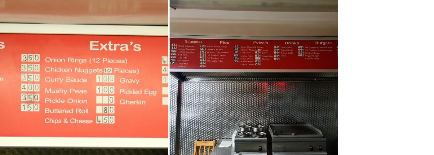 Mermaid Fish Bar Menu