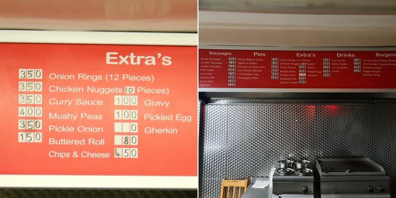 Mermaid Fish Bar Menu