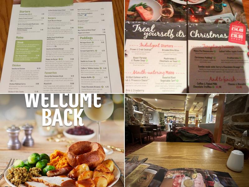 Trevithick Inn Table Table Menu