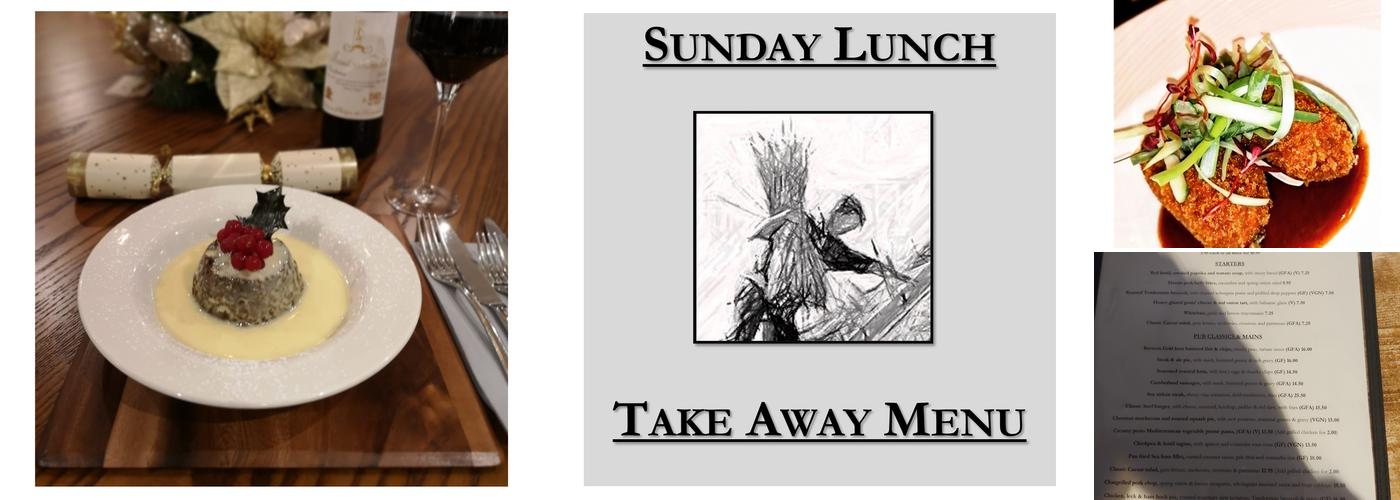 Thatchers Arms Mount Bures Menu