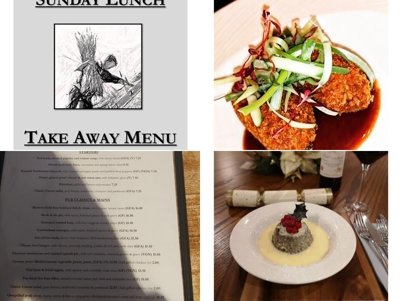 Thatchers Arms Mount Bures Menu