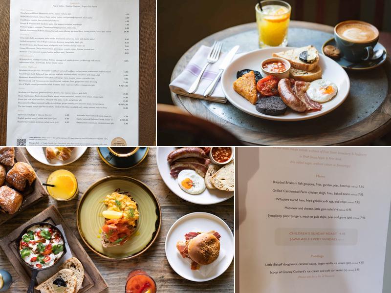 The Prince of Burford Menu